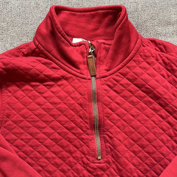 L.L. Bean Quilted Quarter-Zip Pullover (Petite Small) - Picture 3 of 6